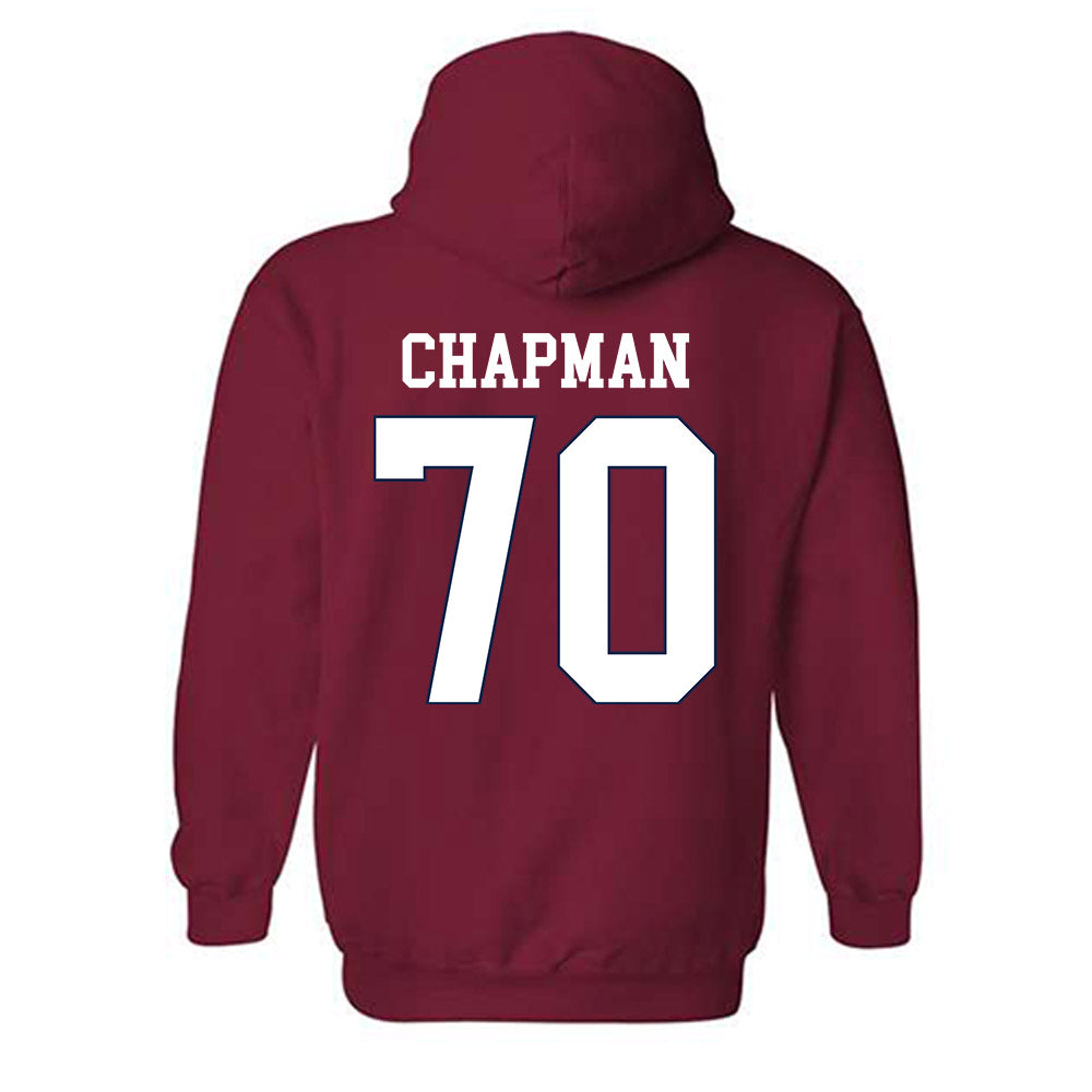 Ole Miss - NCAA Football : Jalan Chapman - Classic Shersey Hooded Sweatshirt-1