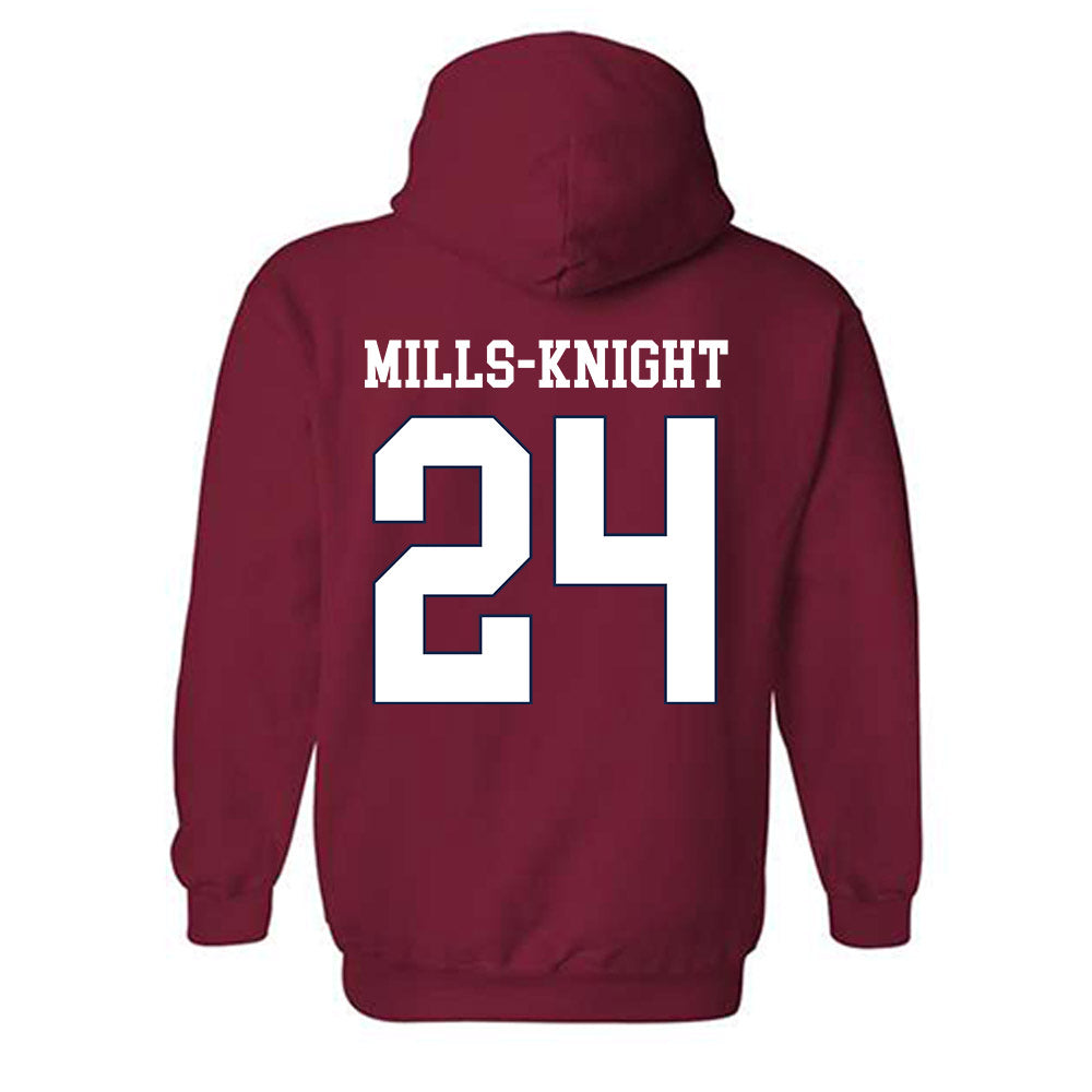 Ole Miss - NCAA Football : Shekai Mills-Knight - Classic Shersey Hooded Sweatshirt-1