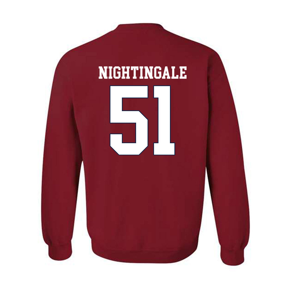 Ole Miss - NCAA Football : Trey Nightingale - Classic Shersey Crewneck Sweatshirt-1