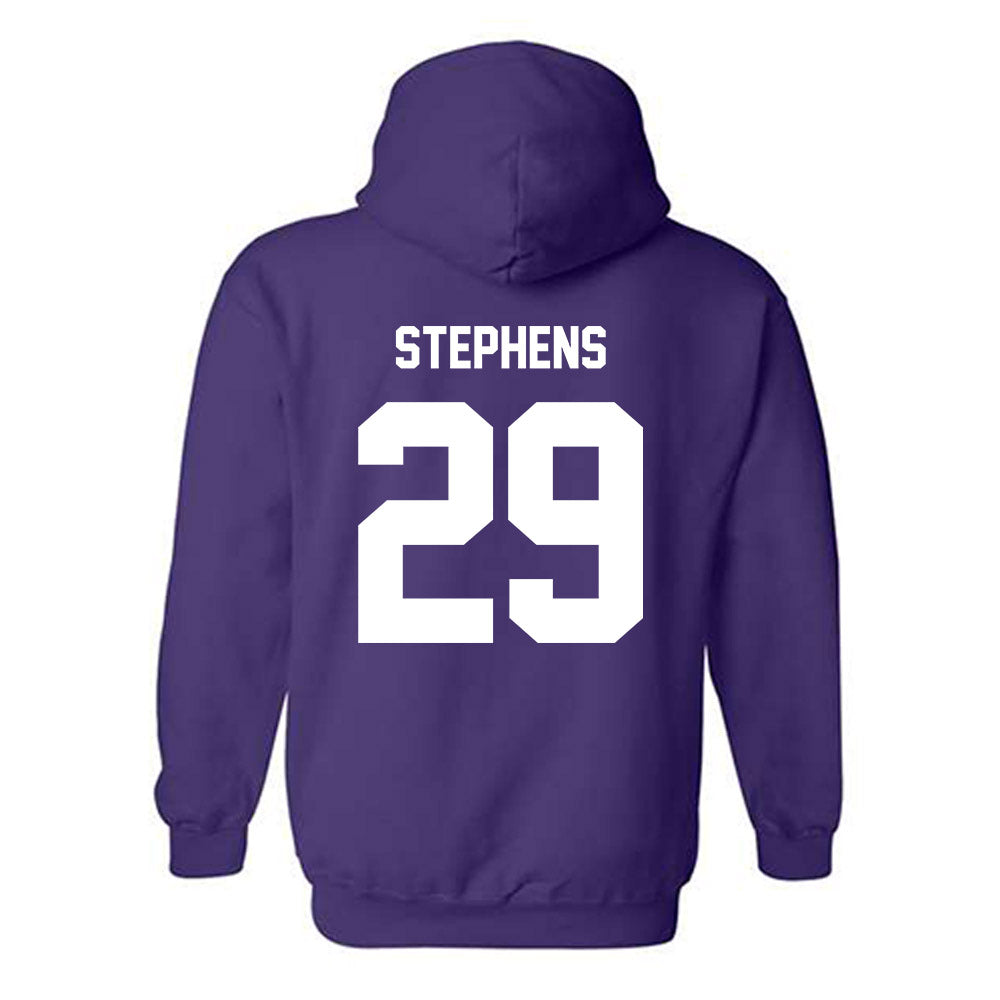 Furman - NCAA Football : Vernon Stephens - Replica Shersey Hooded Sweatshirt-1