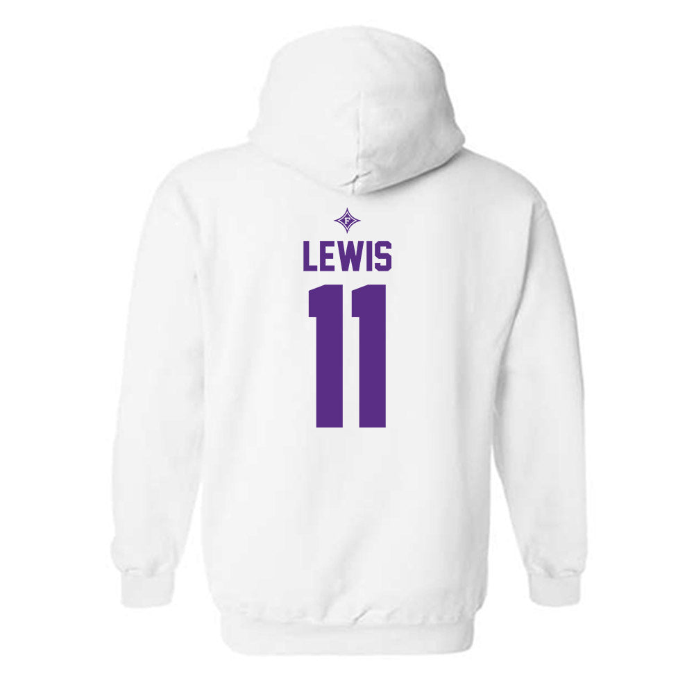 Furman - NCAA Men's Basketball : Gunnar Lewis - Sports Shersey Hooded Sweatshirt-1