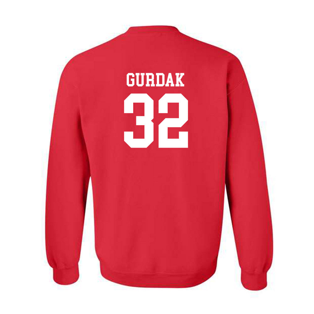 Rutgers - NCAA Men's Basketball : Christian Gurdak - Classic Shersey Crewneck Sweatshirt-1