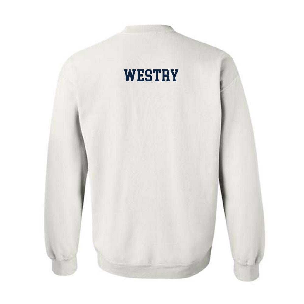 Xavier - NCAA Men's Basketball : Chance Westry - Classic Shersey Crewneck Sweatshirt-1
