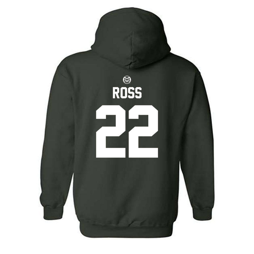Colorado State - NCAA Football : Cedric Ross - Hooded Sweatshirt-1