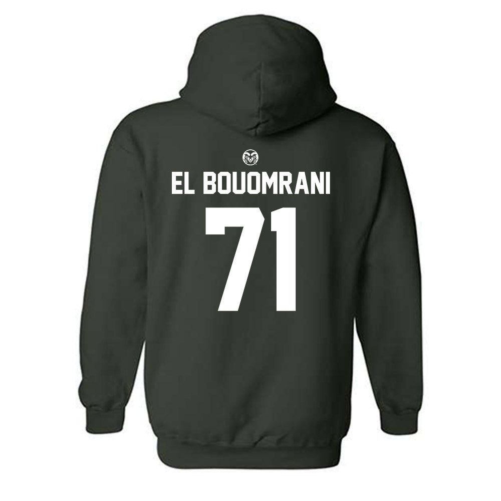 Colorado State - NCAA Football : Ishi El Bouomrani - Hooded Sweatshirt-1