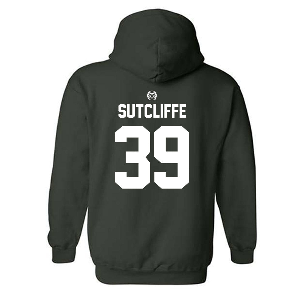 Colorado State - NCAA Football : Nathan Sutcliffe - Hooded Sweatshirt-1