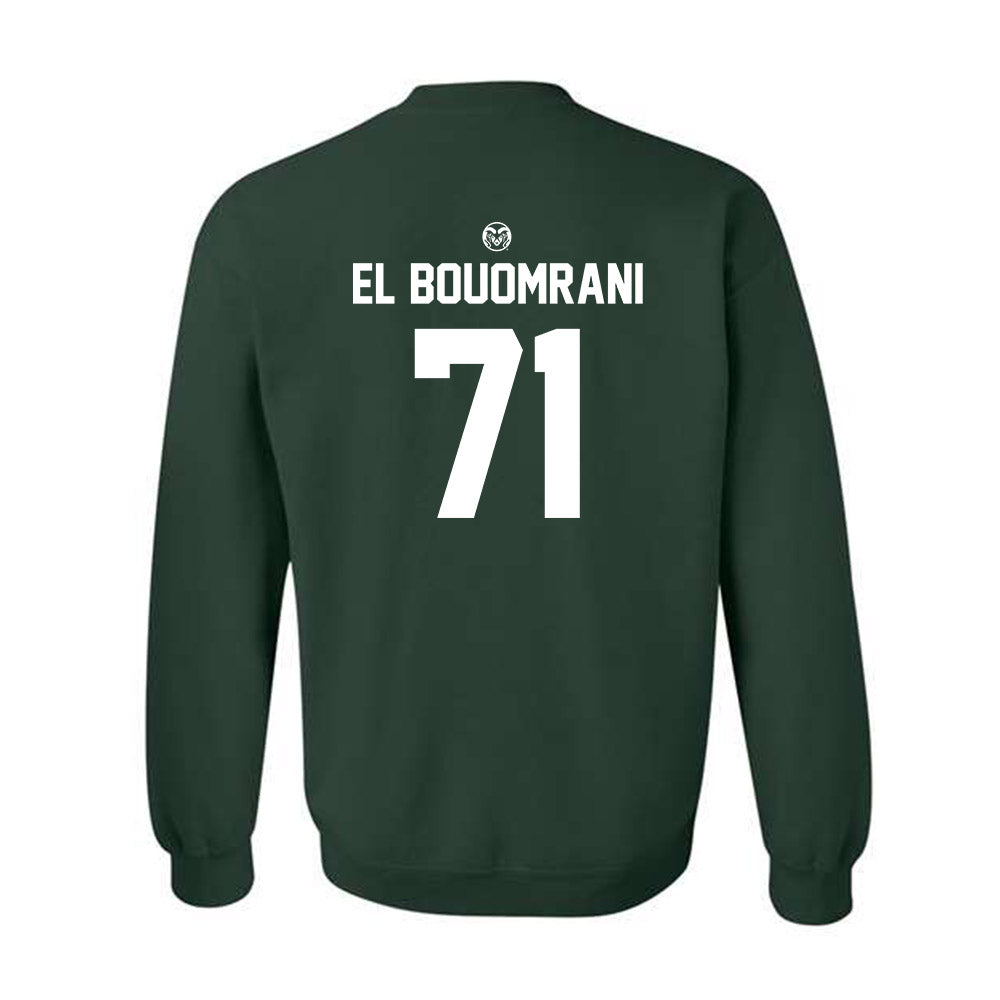 Colorado State - NCAA Football : Ishi El Bouomrani - Crewneck Sweatshirt-1