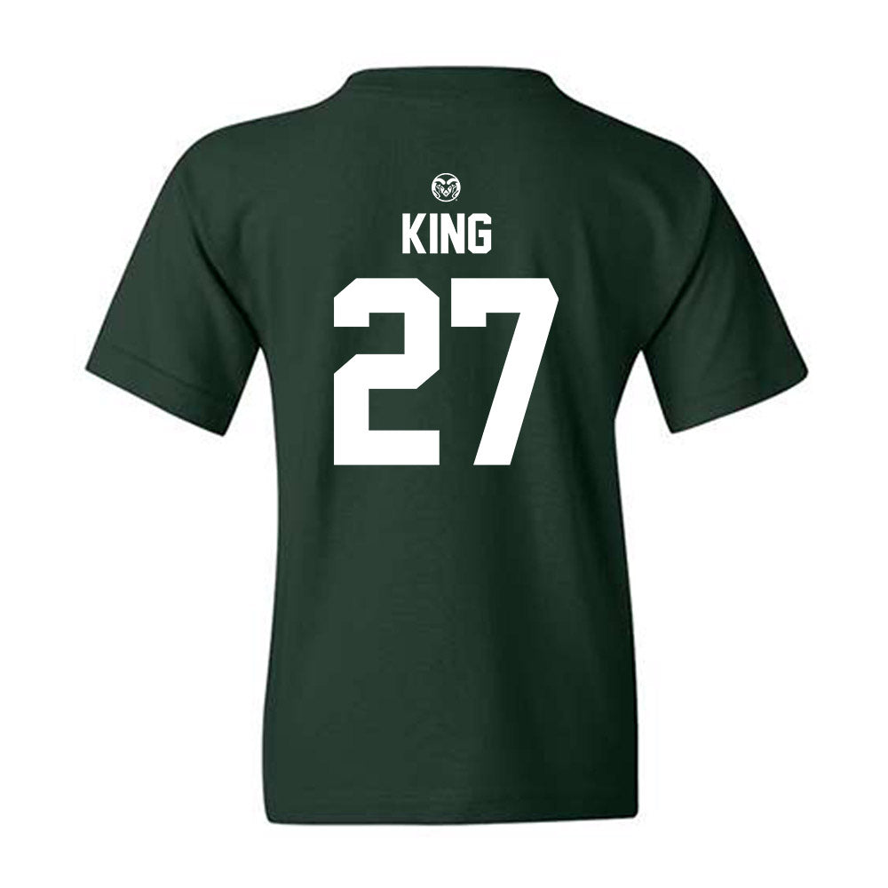 Colorado State - NCAA Football : Jaylen King - Youth T-Shirt-1