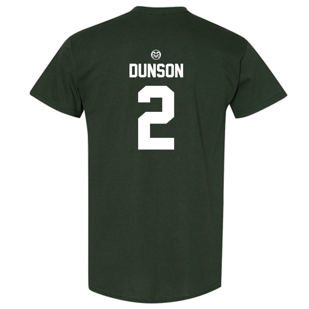 Colorado State - NCAA Men's Basketball : Pops Dunson - T-Shirt-1
