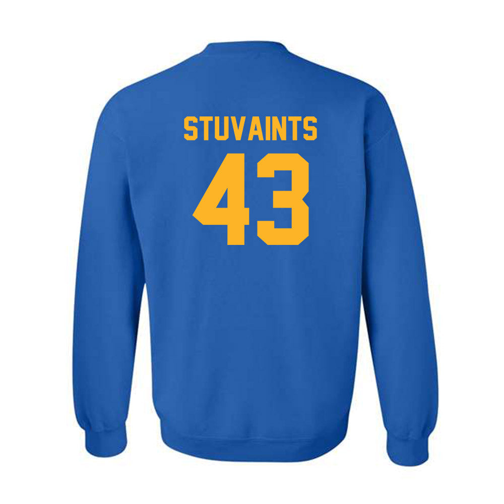 Pittsburgh - NCAA Football : Valdez Stuvaints - Classic Shersey Crewneck Sweatshirt-1