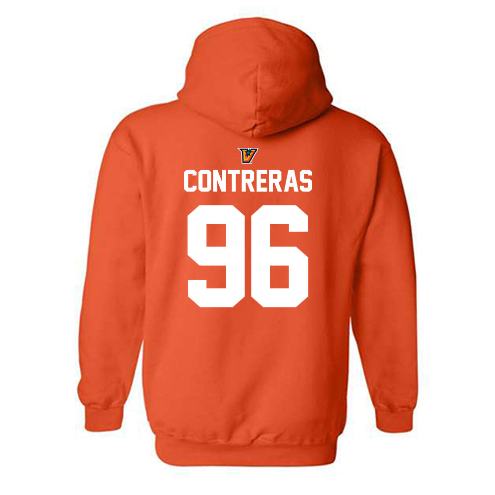 UTRGV - NCAA Football : JJ Contreras - Classic Shersey Hooded Sweatshirt-1