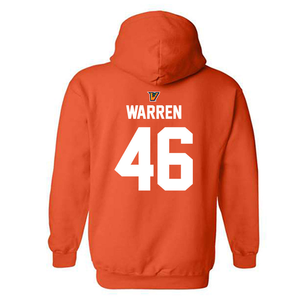 UTRGV - NCAA Football : Caleb Warren - Classic Shersey Hooded Sweatshirt-1