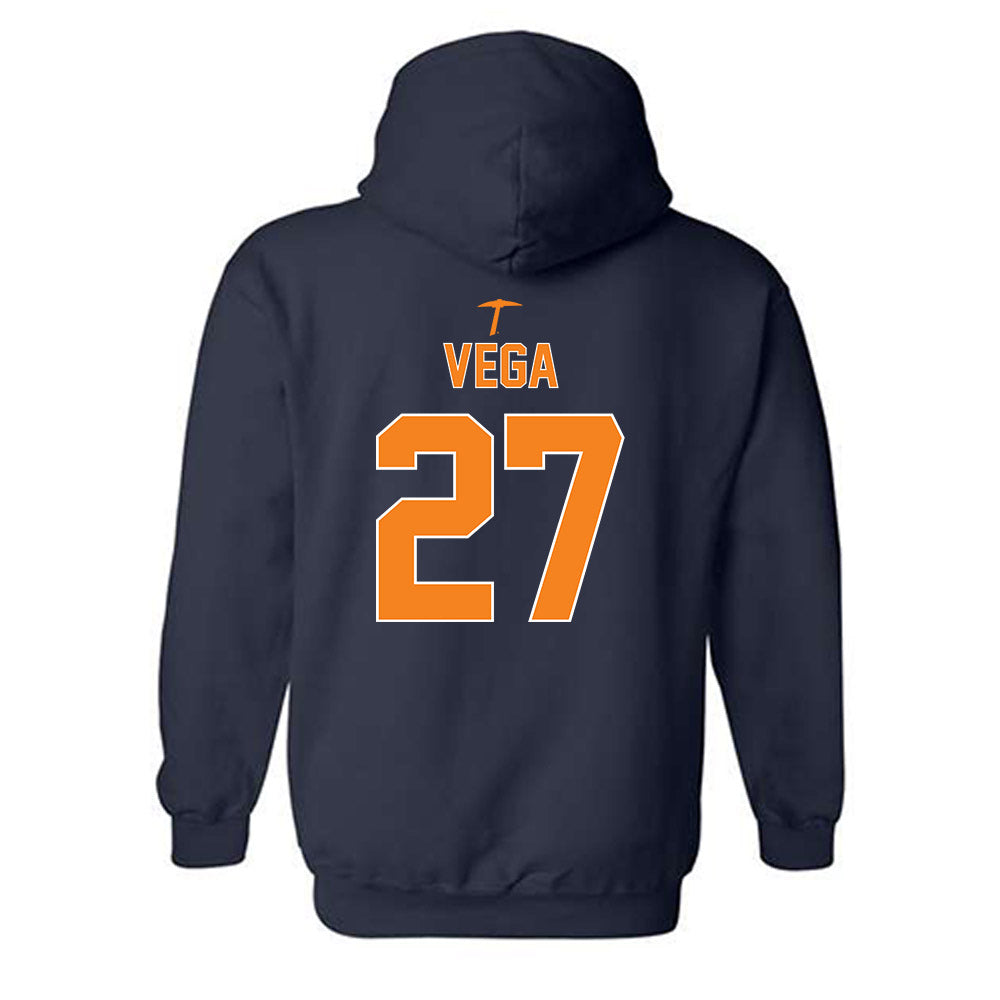 UTEP - NCAA Softball : Tatyana Vega - Classic Shersey Hooded Sweatshirt-1