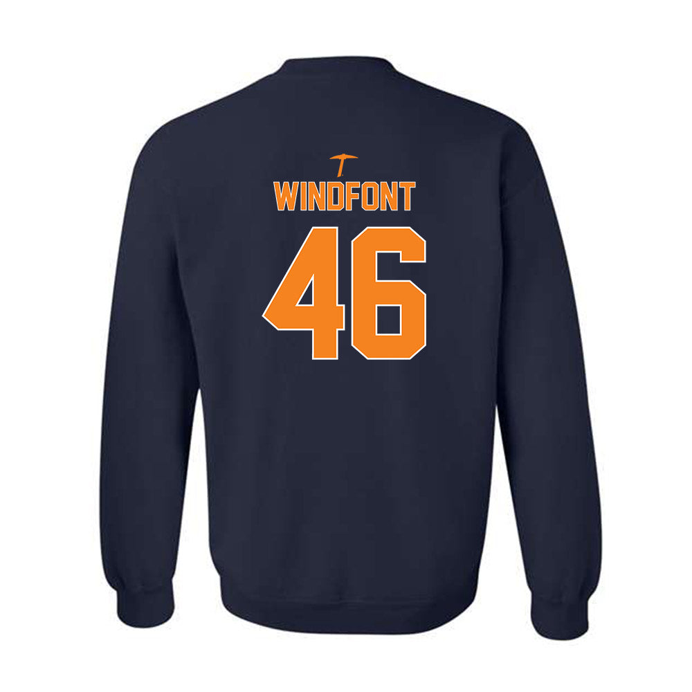 UTEP - NCAA Football : Copelin Windfont - Classic Shersey Crewneck Sweatshirt-1