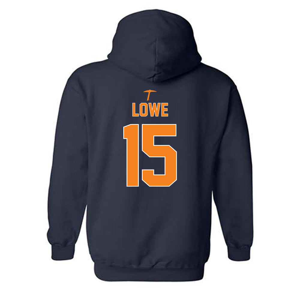 UTEP - NCAA Football : Kode Lowe - Classic Shersey Hooded Sweatshirt-1