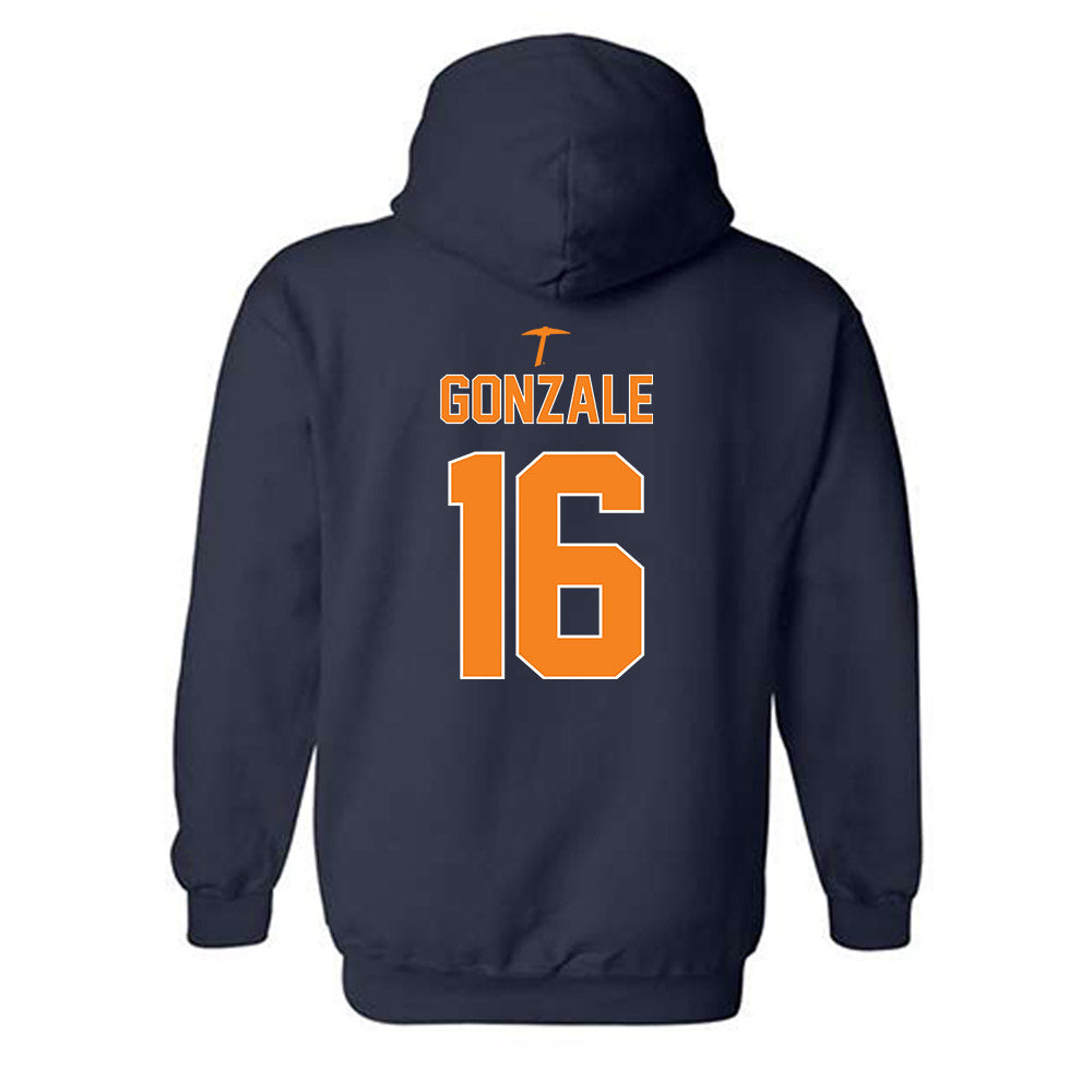 UTEP - NCAA Beach Volleyball : Alexa Gonzale - Classic Shersey Hooded Sweatshirt-1