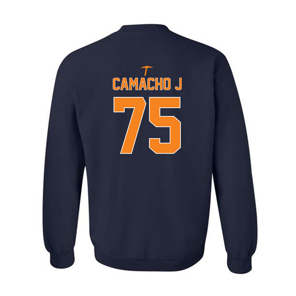 UTEP - NCAA Football : Juan Camacho J - Classic Shersey Crewneck Sweatshirt-1