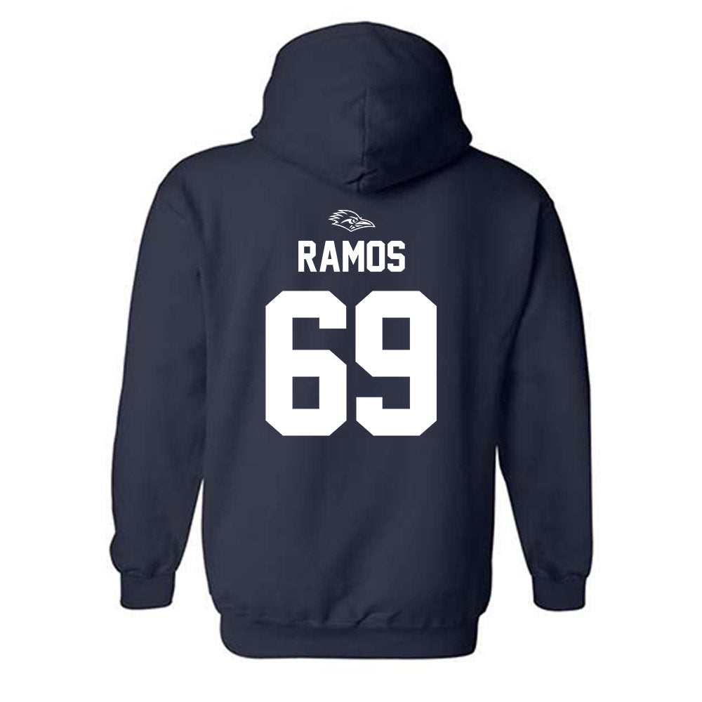 UTSA - NCAA Football : Eucebio Ramos - Classic Shersey Hooded Sweatshirt-1