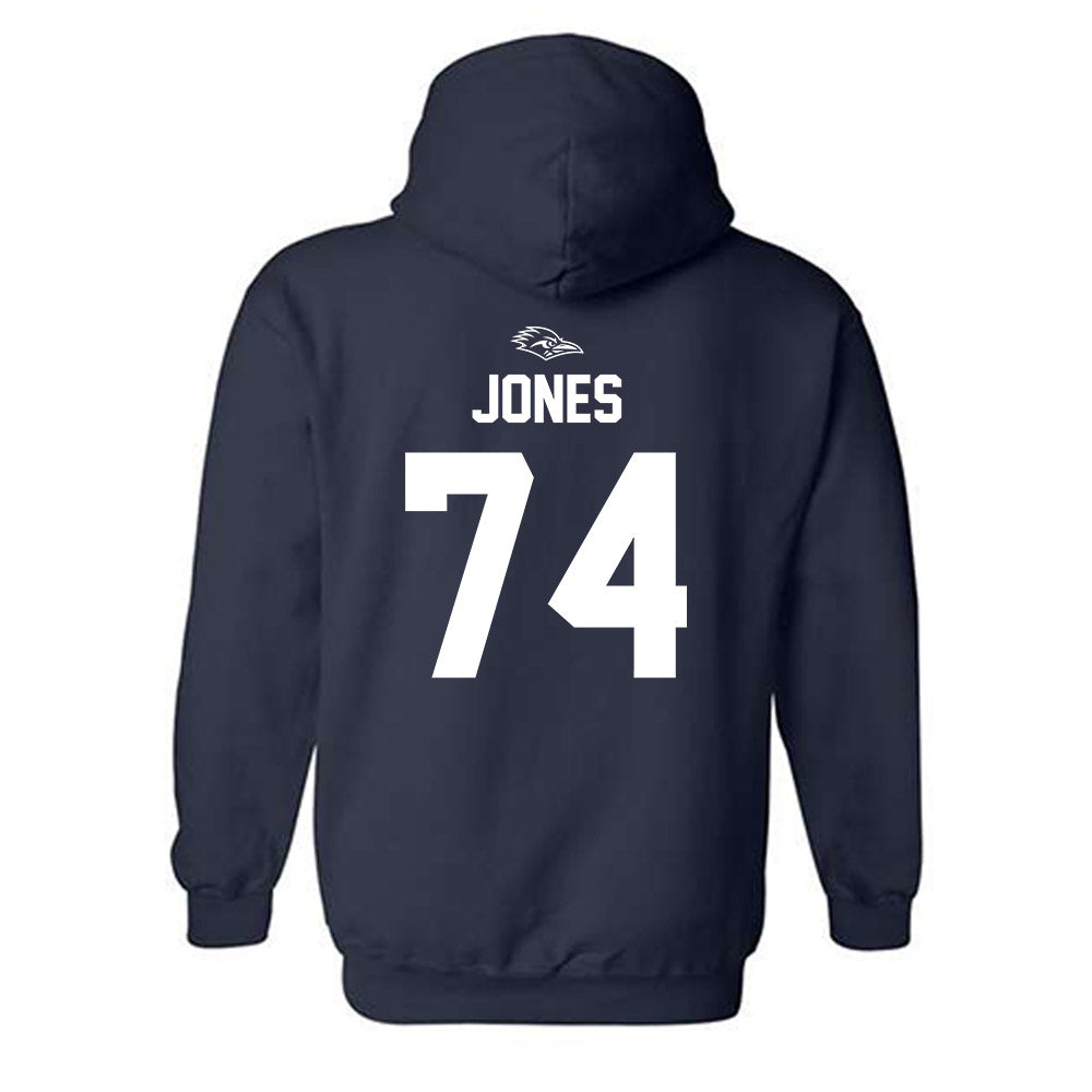 UTSA - NCAA Football : Darrell Jones - Classic Shersey Hooded Sweatshirt-1