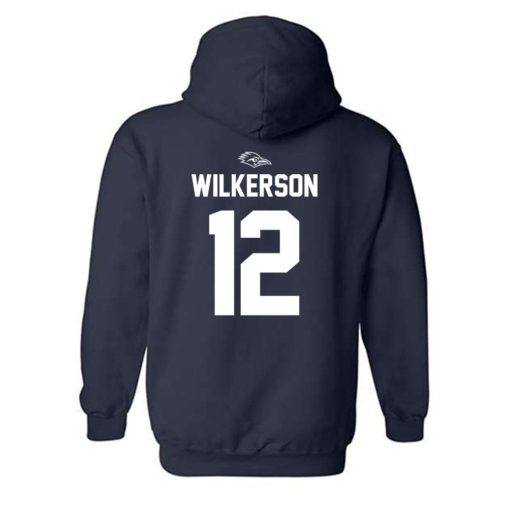UTSA - NCAA Football : Marcellus Wilkerson - Classic Shersey Hooded Sweatshirt-1