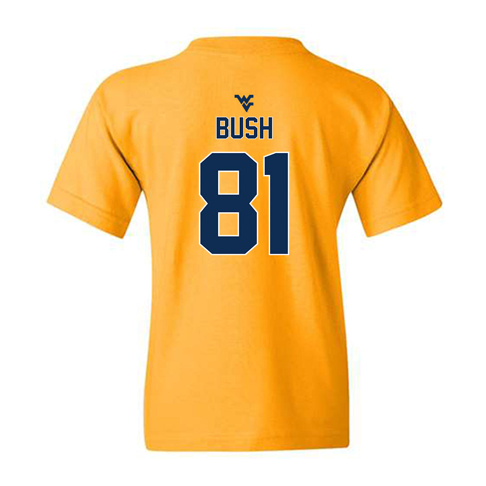 West Virginia - NCAA Football : Kade Bush - Classic Shersey Youth T-Shirt-1