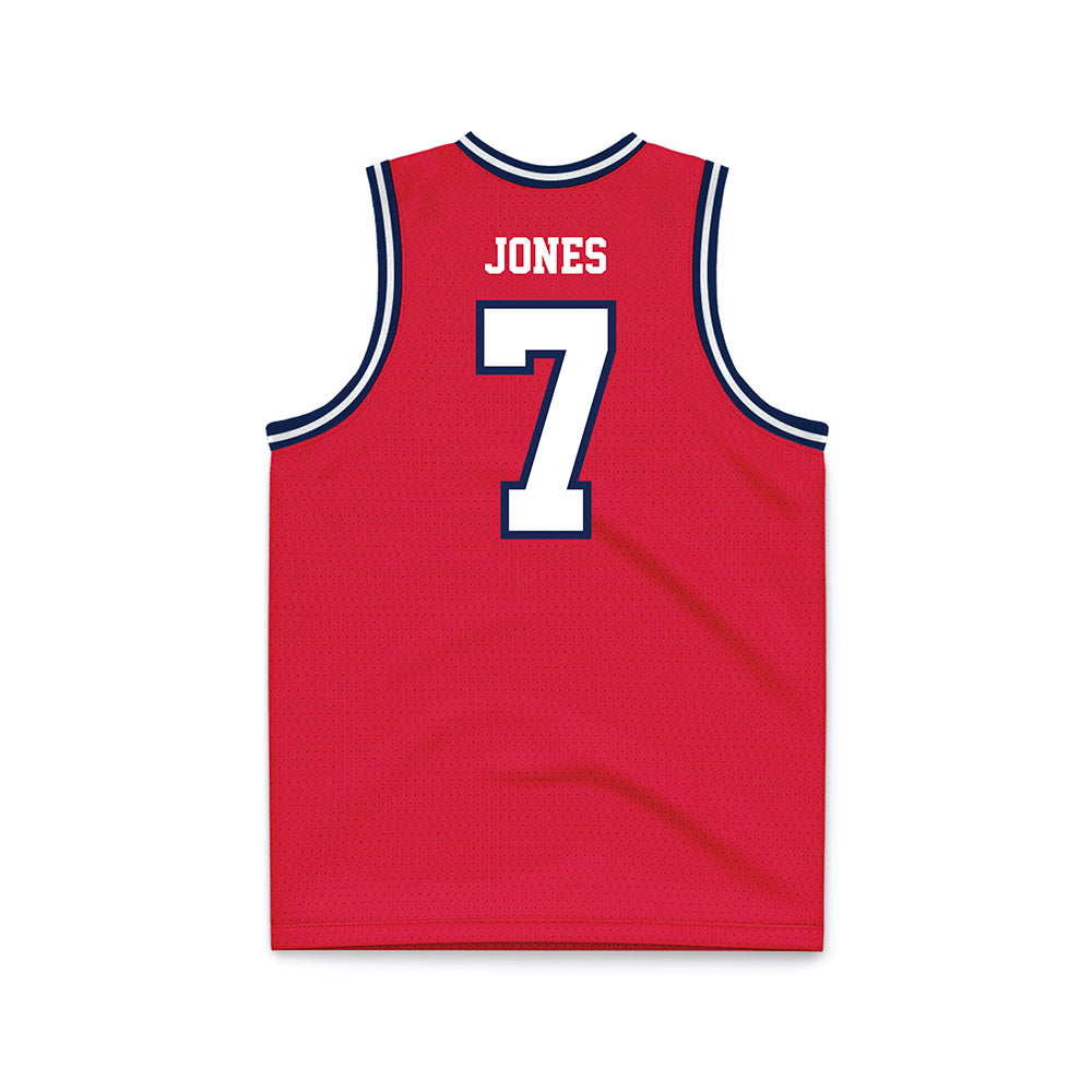 Dayton - NCAA Men's Basketball : Keonte Jones - Red Basketball Jersey-1