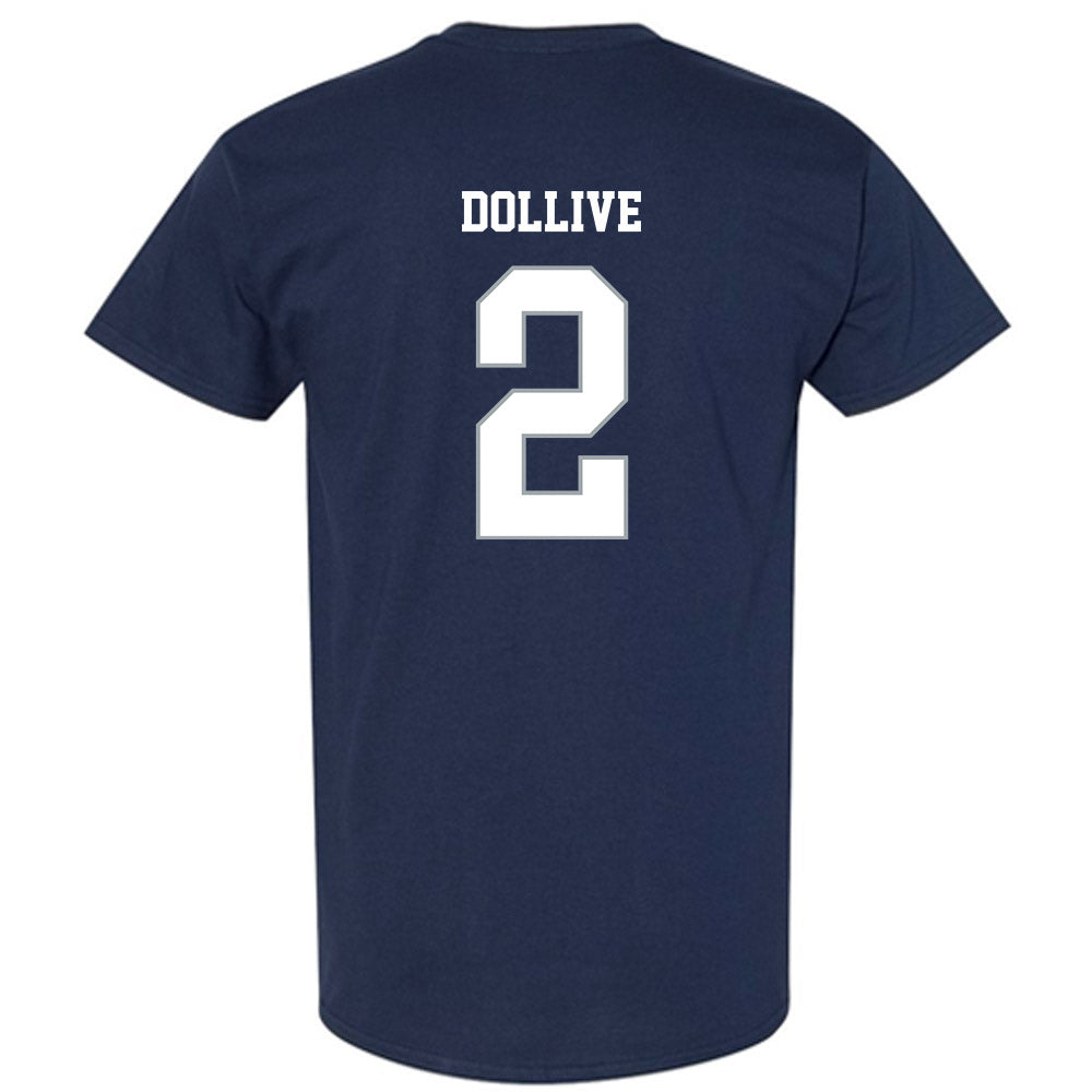 Monmouth - NCAA Men's Lacrosse : Matt Dollive - Blue T-Shirt-1