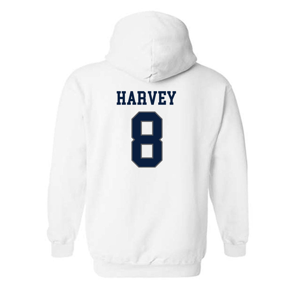 Monmouth - NCAA Men's Basketball : OMarion Harvey - Replica Shersey Hooded Sweatshirt-1