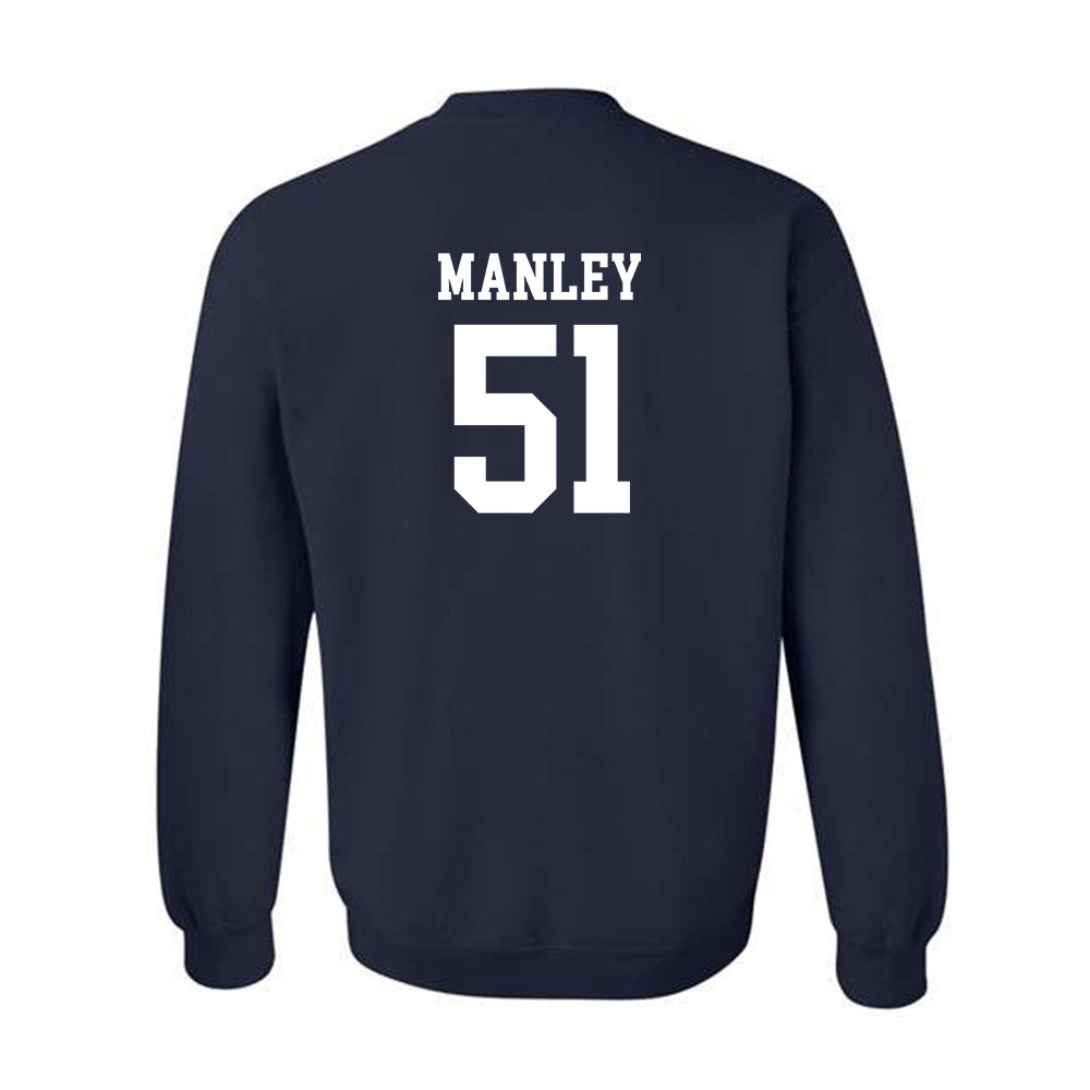 Monmouth - NCAA Men's Lacrosse : Tommy Manley - Classic Shersey Crewneck Sweatshirt-1