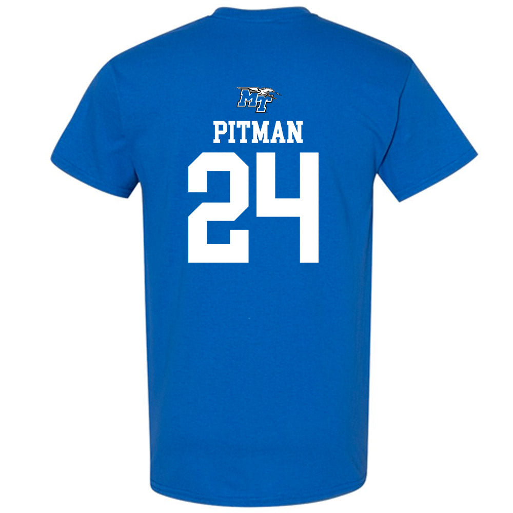 MTSU - NCAA Women's Soccer : Payton Pitman - Replica Shersey T-Shirt-1