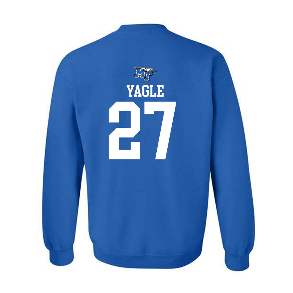 MTSU - NCAA Women's Soccer : Avery Yagle - Replica Shersey Crewneck Sweatshirt-1
