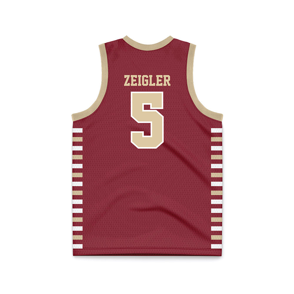 Boston College - NCAA Men's Basketball : Armoni Zeigler - Maroon Basketball Jersey-1