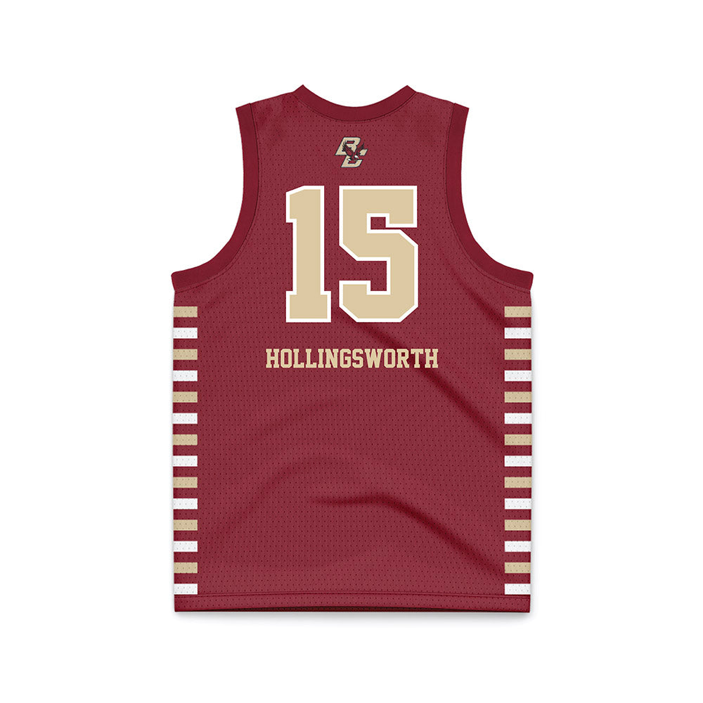 Boston College - NCAA Women's Basketball : Megan Hollingsworth - Maroon Basketball Jersey-1