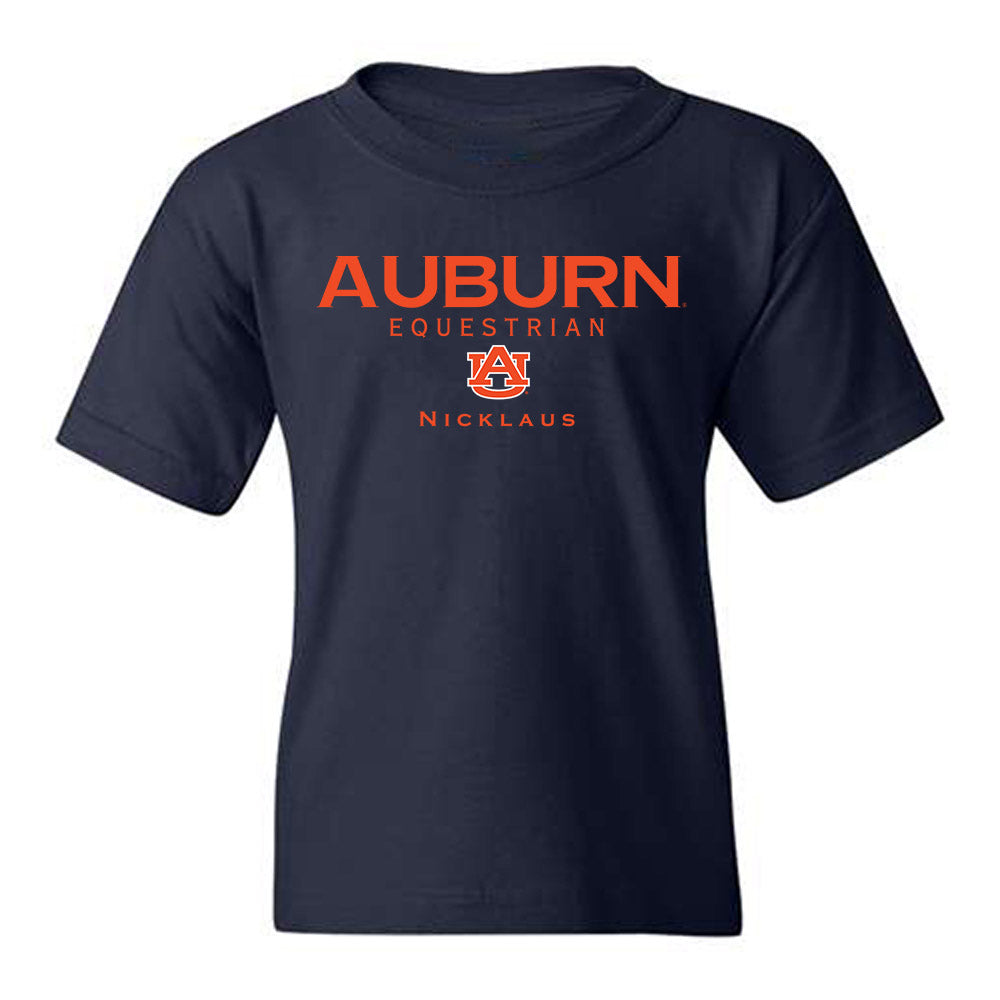 Auburn - NCAA Equestrian : Frankie Nicklaus - Classic Shersey Youth T-Shirt-0