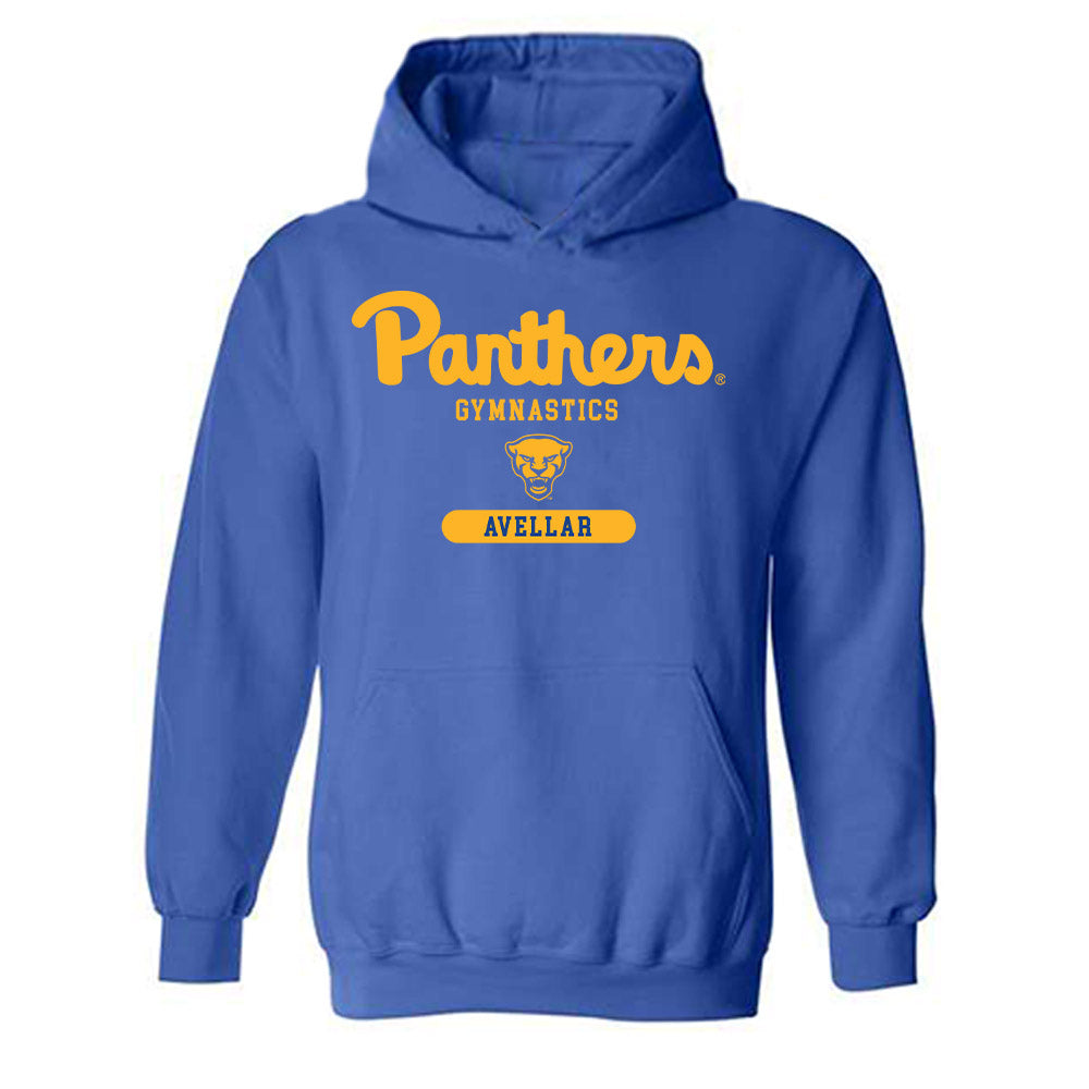 Pittsburgh - NCAA Women's Gymnastics : Hailey Avellar - Classic Shersey Hooded Sweatshirt-0