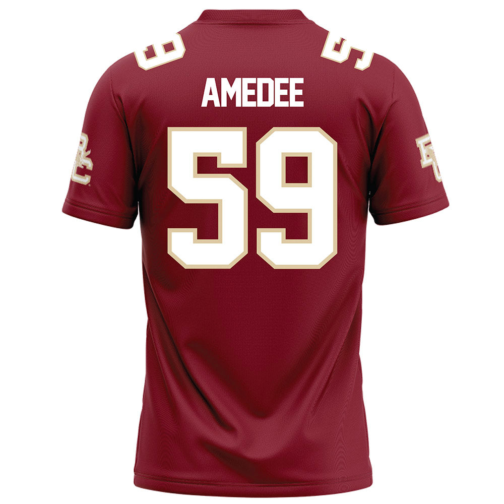 Boston College - NCAA Football : Micah Amedee - Maroon Football Jersey-1