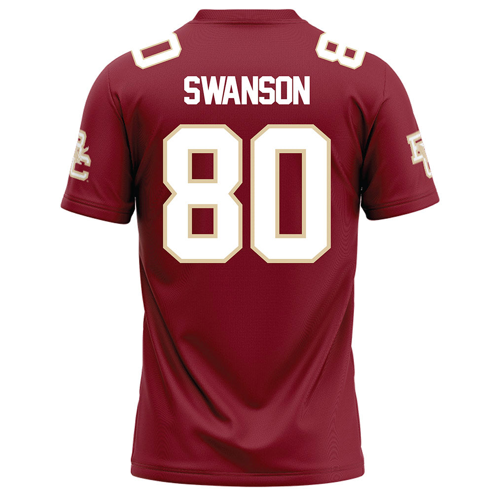 Boston College - NCAA Football : Reed Swanson - Maroon Football Jersey-1