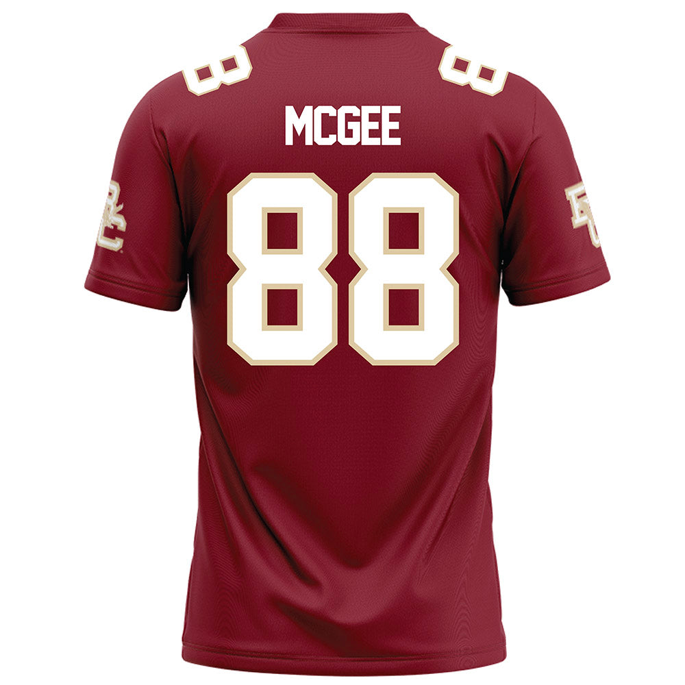 Boston College - NCAA Football : Cam McGee - Maroon Football Jersey-1