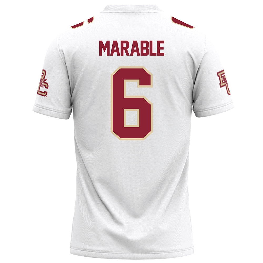 Boston College - NCAA Football : Chris Marable - White Football Jersey-1