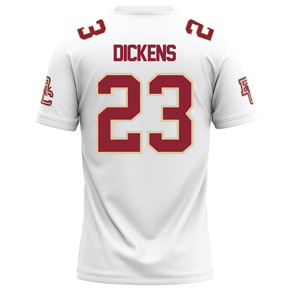 Boston College - NCAA Football : Evan Dickens - White Football Jersey-1