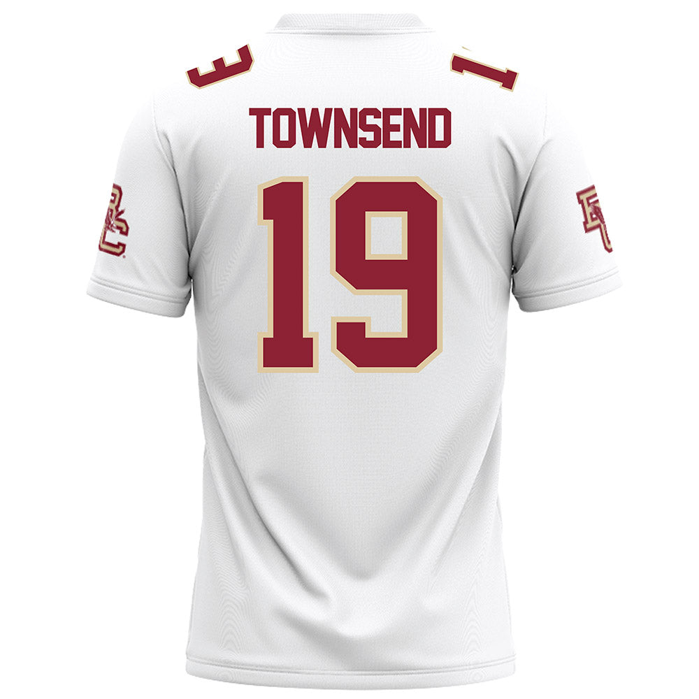 Boston College - NCAA Football : Marcelous Townsend - White Football Jersey-1