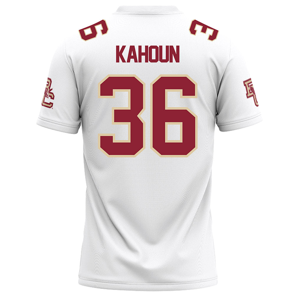 Boston College - NCAA Football : Bodie Kahoun - White Football Jersey-1