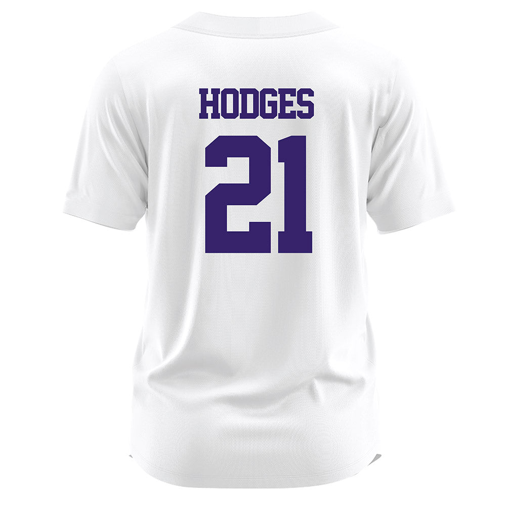 JMU - NCAA Softball : Ava Hodges - White Jersey-1
