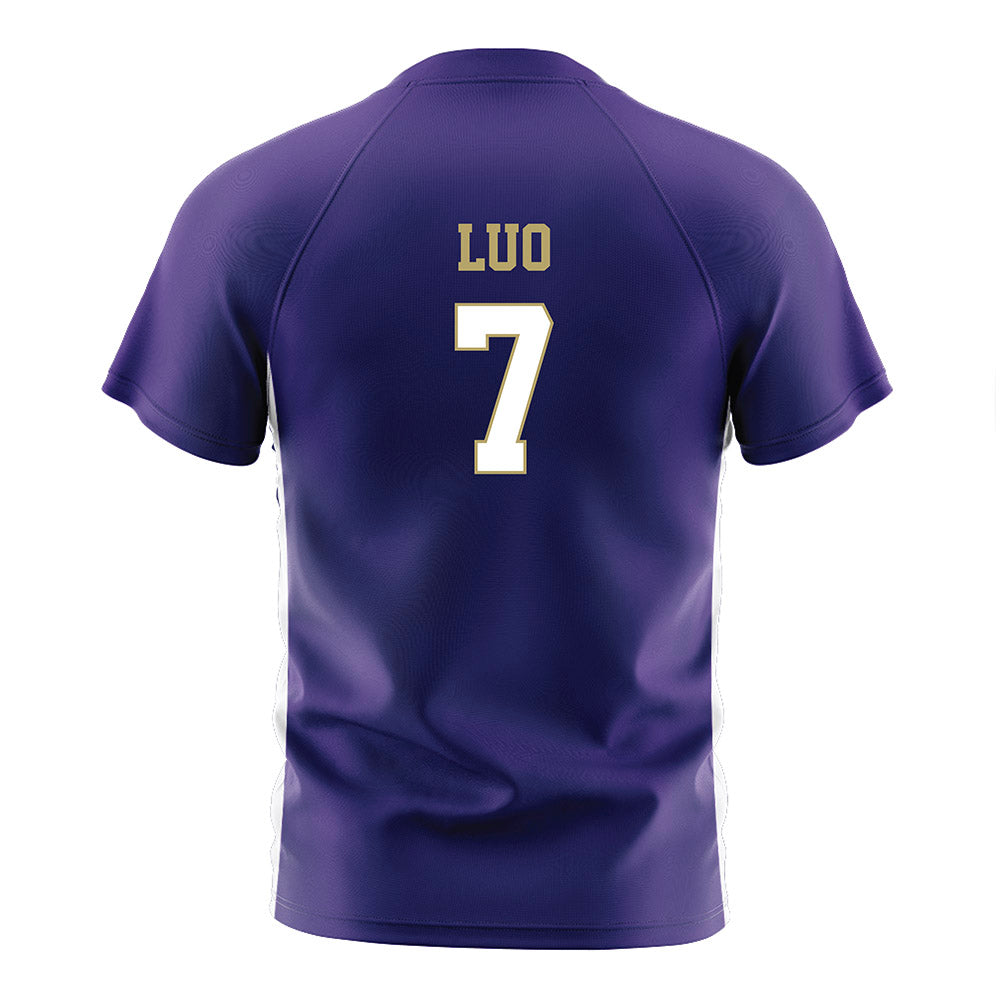 JMU - NCAA Women's Soccer : Gloria Luo - Purple Soccer Jersey-1