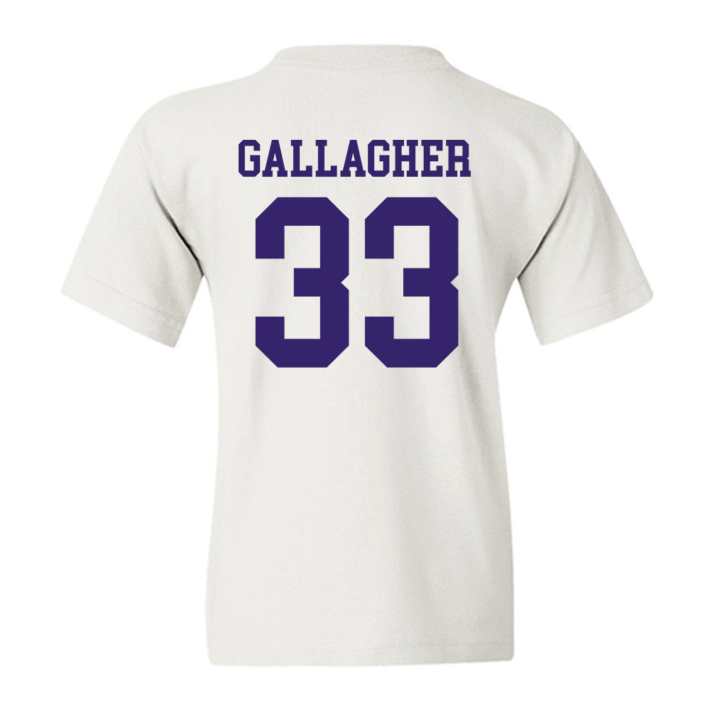 JMU - NCAA Baseball : Aiden Gallagher - Youth T-Shirt-1