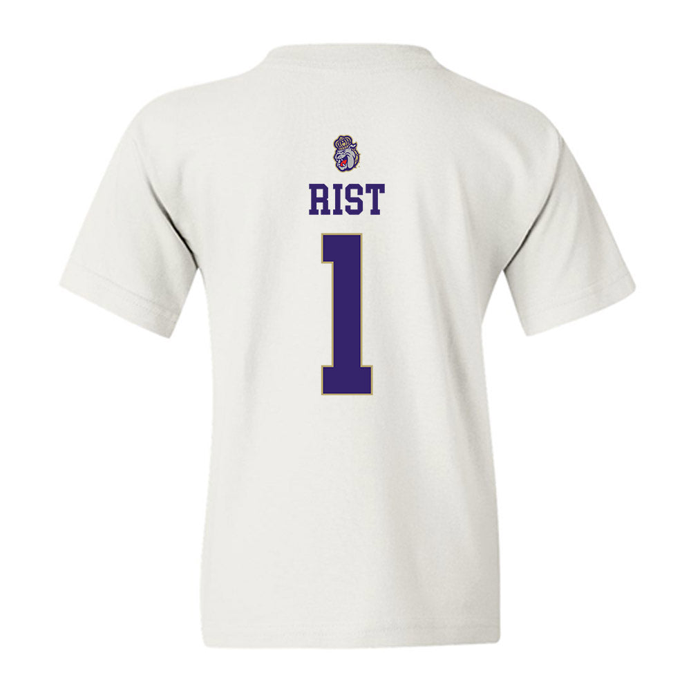 JMU - NCAA Women's Soccer : Kennedy Rist - Replica Shersey Youth T-Shirt-1