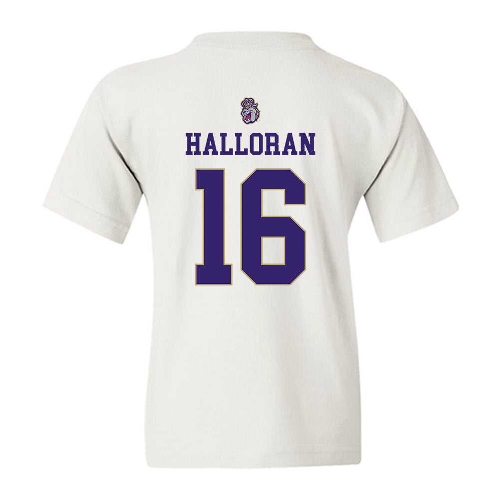 JMU - NCAA Men's Soccer : Smith Halloran - Replica Shersey Youth T-Shirt-1