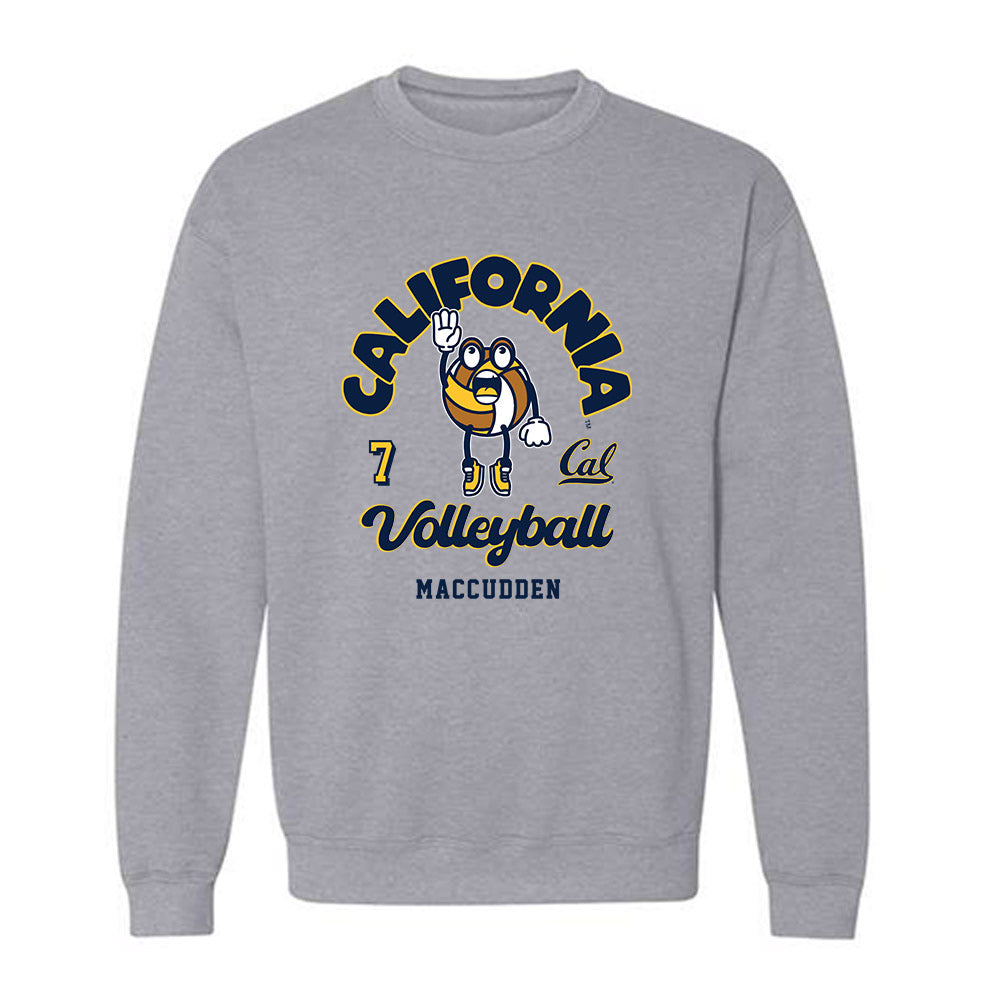 UC Berkeley - NCAA Women's Volleyball : Siena MacCudden - Fashion Shersey Crewneck Sweatshirt-0
