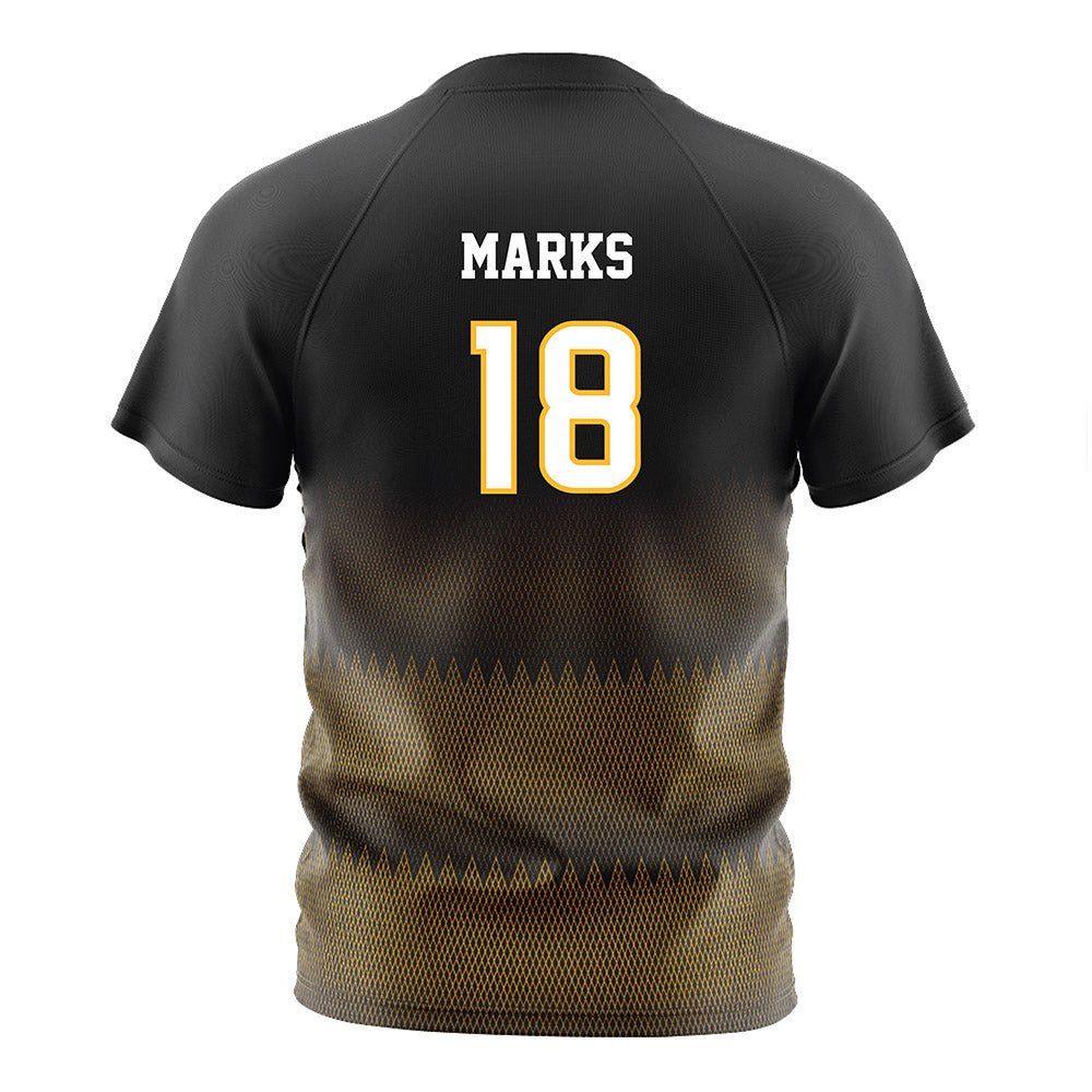 Southern Miss - NCAA Women's Soccer : Rhyleigh Marks - Black Soccer Jersey-1