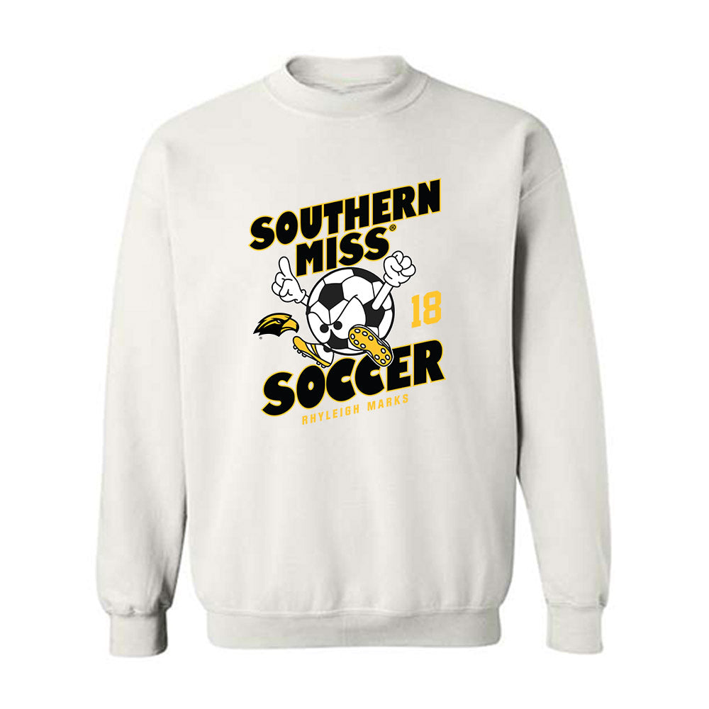 Southern Miss - NCAA Women's Soccer : Rhyleigh Marks - Fashion Shersey Crewneck Sweatshirt-0
